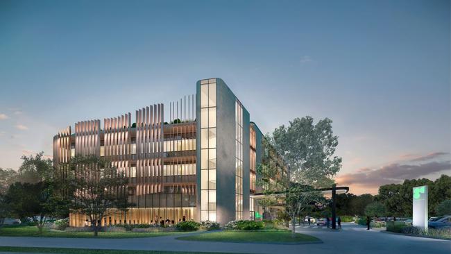 NorthWest Healthcare Properties has released artist impressions of the $52 million, four-storey integrated cancer centre to be built at Campbelltown. Picture: Supplied