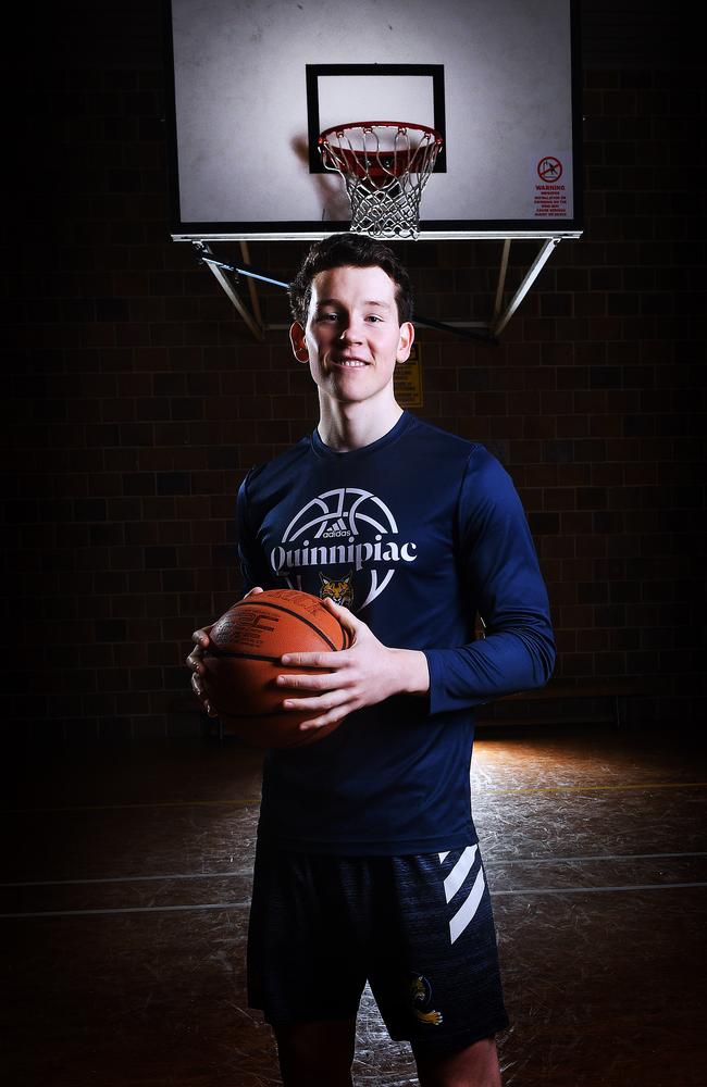 Rigoni started all 31 games for the Quinnipiac Bobcats in their NCAA division one conference this season. Picture: Mark Brake.