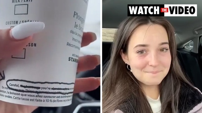 Creepy ‘secret message’ on Starbucks cup