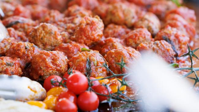 Meatballs are a popular dish at the Pyrmont Festival. Picture: Tim Pascoe