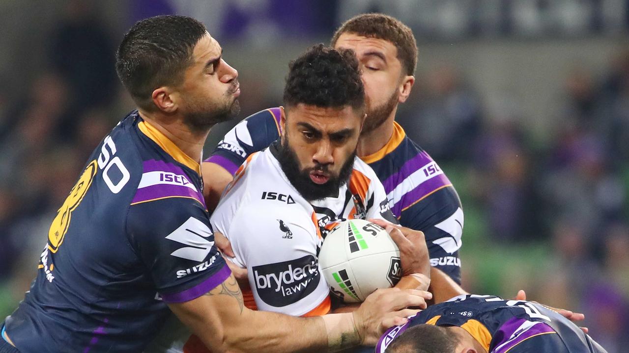 NRL news: Melbourne Storm last minute 24-22 win over Wests Tigers ...