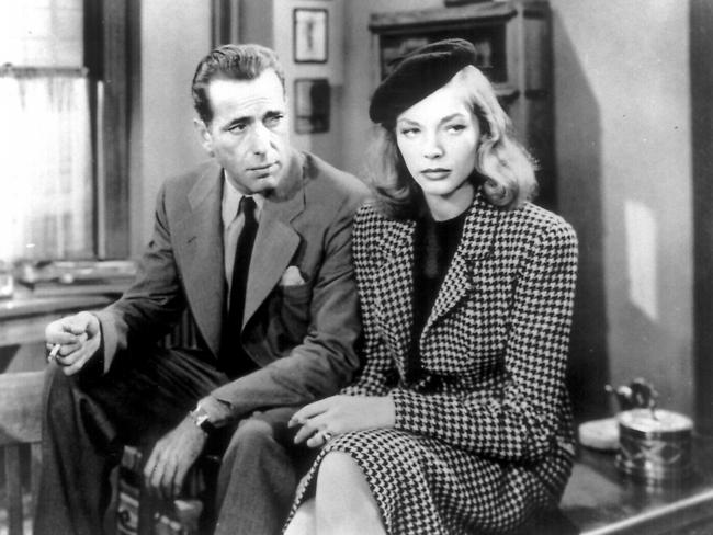 Humphrey Bogart and Lauren Bacall in 1946 film 'The Big Sleep'.