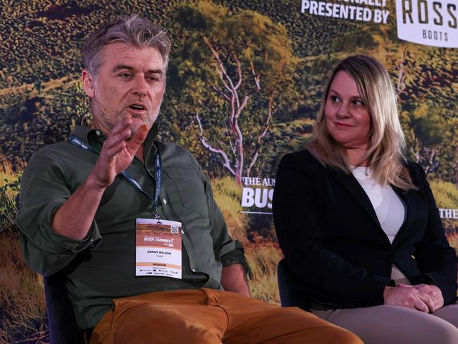 30/8/2024Bush Summit at Port HedlandGrant Wilson, Executive Chair Tivan Limited, Rebecca Tomkinson, Chief Executive Officer, The Chamber of Minerals and Energy of Western Australia (CME) and Amanda Kailis, Liberal For PilbaraPic Colin Murty