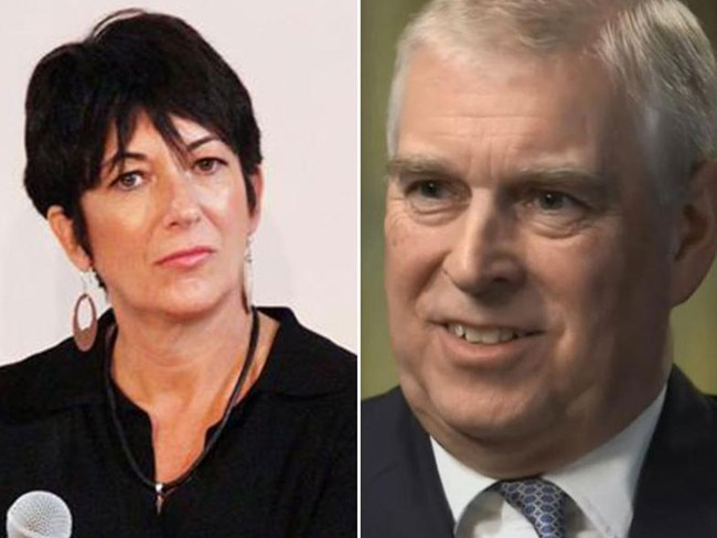 Secret meeting: Ghislaine Maxwell, left, and Prince Andrew. Pictures: