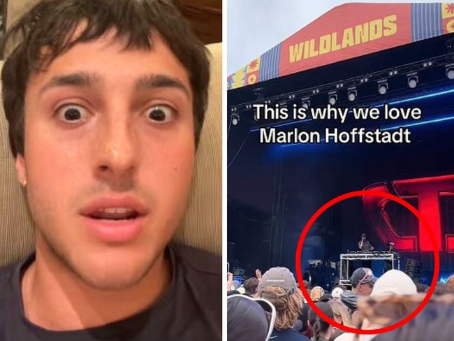 The German DJ was forced to stop his set due to 'rowdy' behaviour. Picture: Supplied