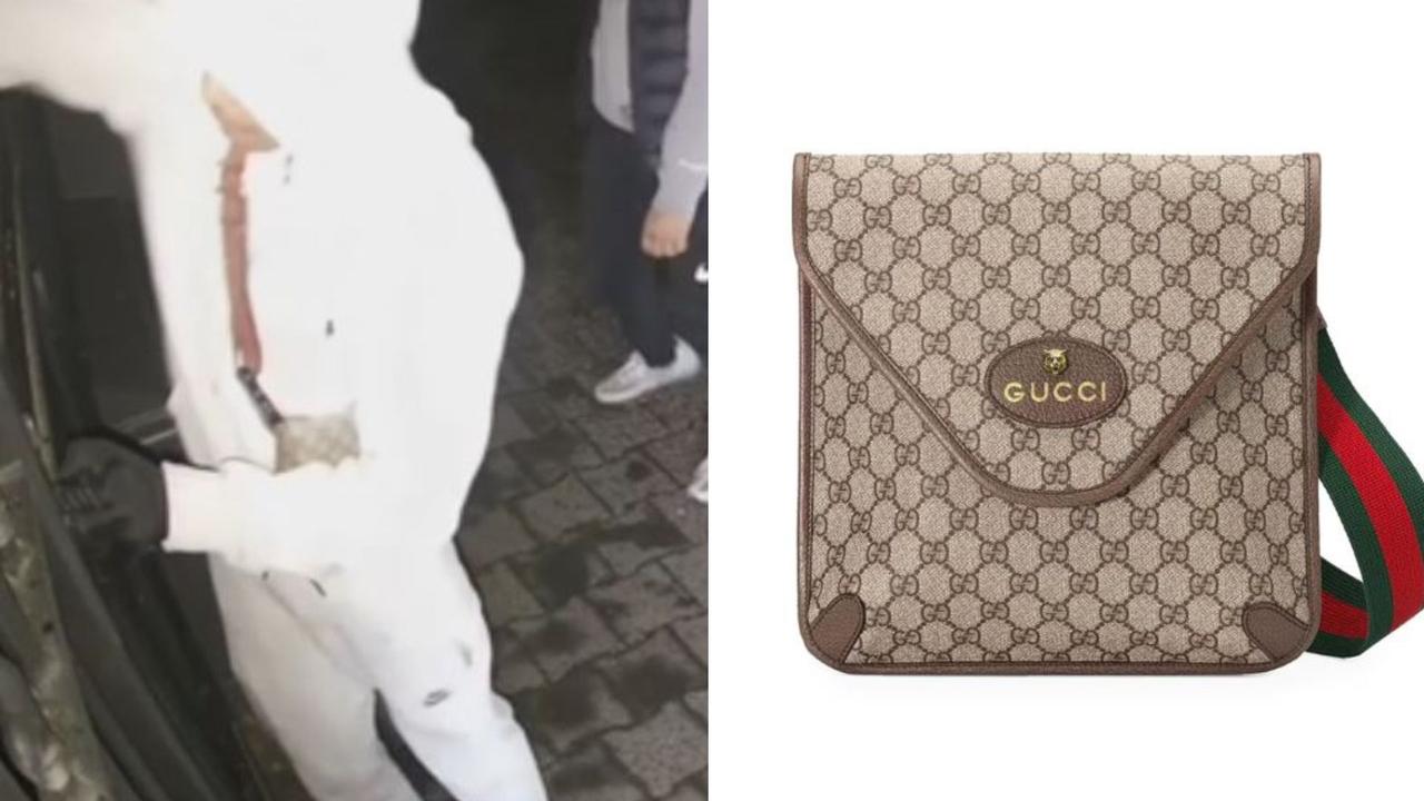 A youth seen near the home of Dr Michael Yung before a violent break-in was wearing what appeared to be a Gucci bag worth thousands of dollars.