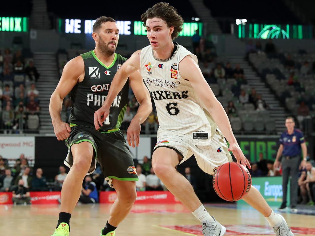 Josh Giddey is NBA bound after nominating for the 2021 draft. Picture: Kelly Defina/Getty Images.