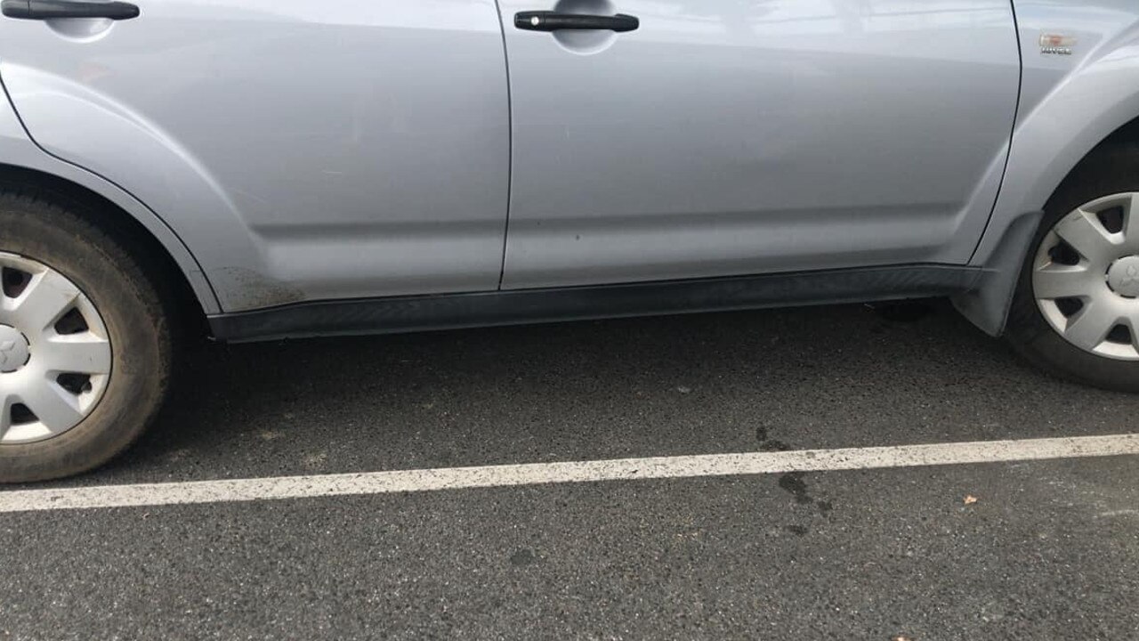 The author was furious at how close the car was parked to the boundary line. Picture: Facebook