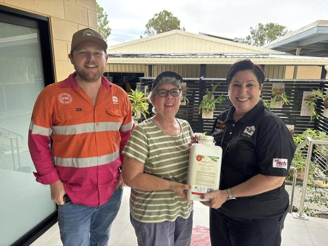 Townsville's acting mayor Ann-Maree Greaney and Division 10 Councillor Brady Ellis spent Sunday visiting residents in Wulguru and Cungulla experiencing hardship either with sewerage or flooding. Picture: Supplied.