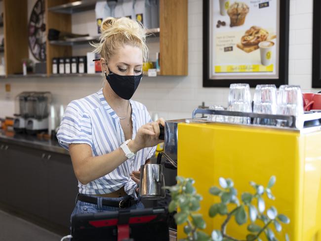 Masks can finally be ditched in most places in WA. Picture: Matt Jelonek/Getty Images