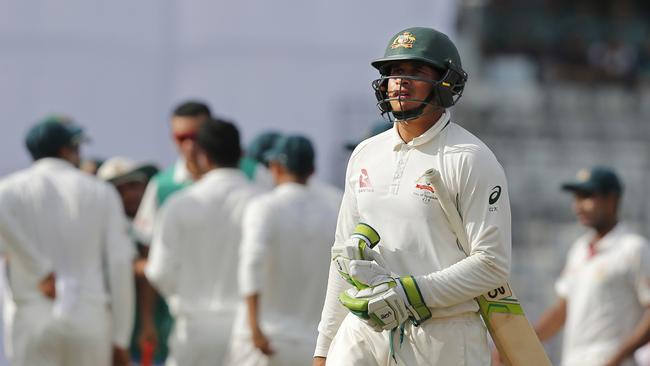 ‘Usman Khawaja ... dropped in Sri Lanka, ignored in India then recalled for this game on the strength of what exactly?’ Photo: AP