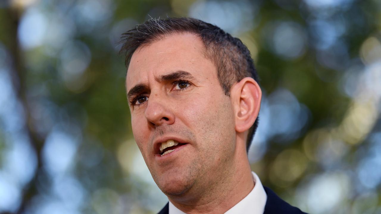 Opposition treasury spokesman Jim Chalmers said the Prime Minister’s speech was a “grab bag of patch-ups and panic buying”. Picture: NCA NewsWire / Dan Peled