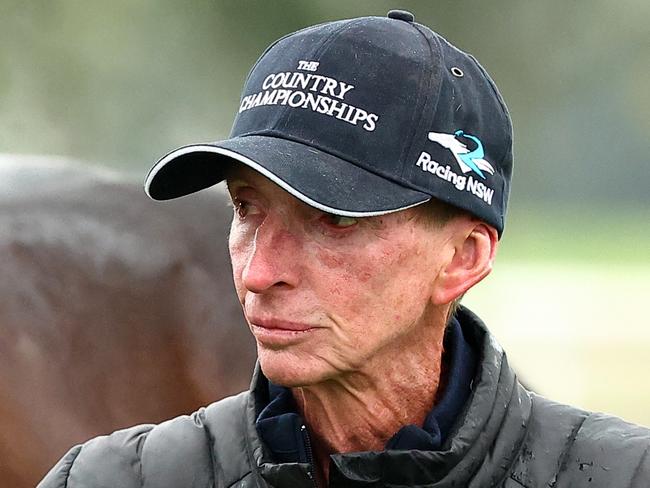 SCONE, AUSTRALIA - MAY 18: Trainer Dar Lunn wins Race 5 KIA Ora  during the "Coolmore Dark Jewel Day" at Scone Race Club on May 18, 2024 in Scone, Australia. (Photo by Jeremy Ng/Getty Images)