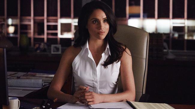 Meghan Markle in Suits. Picture: Shane Mahood/USA Network