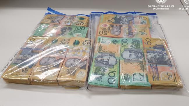 Members of Nomads outlaw motorcycle gang were arrested and charged after the raids. Picture: SA Police