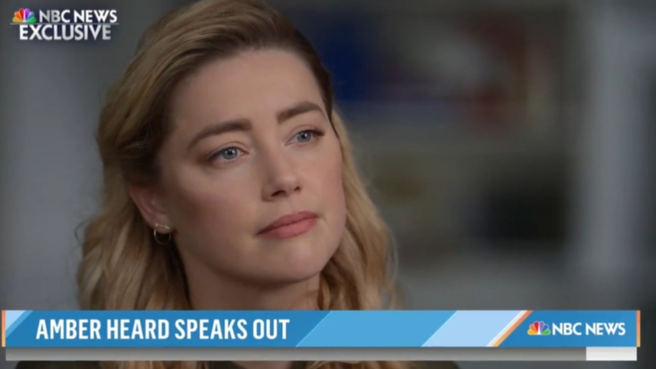 Amber Heard sat down for an interview on NBC's Today Show.