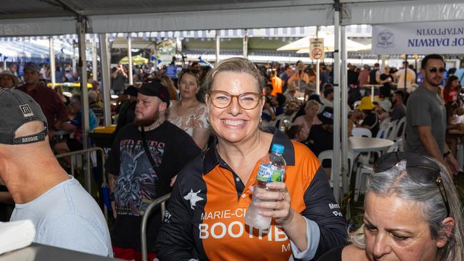 Attorney General Marie-Clare Boothby getting in on the action.. Picture: Pema Tamang Pakhrin