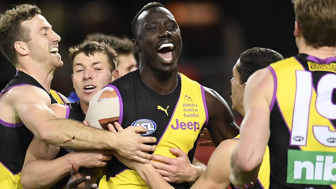 Mabior Chol has agreed to a deal with the Gold Coast Suns. Picture: AFL Photos/Getty Images