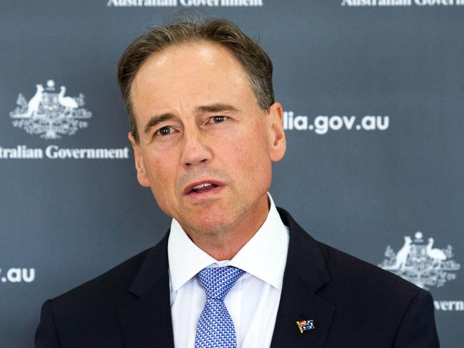 Health Minister Greg Hunt. Picture: NCA NewsWire / Sarah Matray