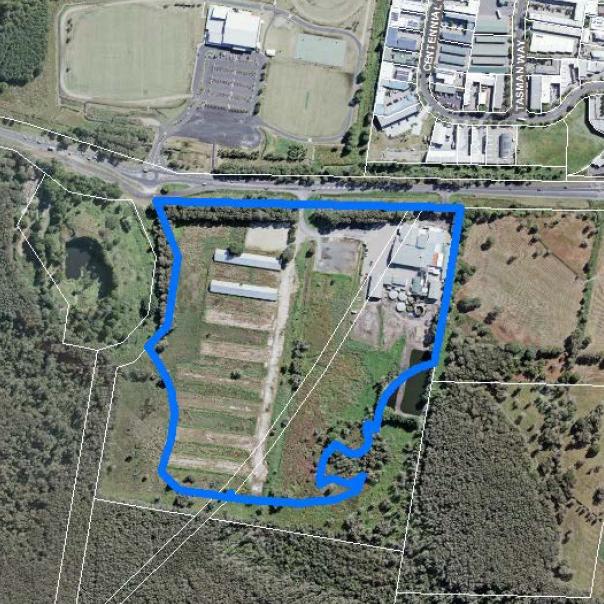 This area at 268 Ewingsdale Rd is one of the investigation areas for possible industrial use identified in Byron Shire Council's Business and Industrial Lands Strategy.