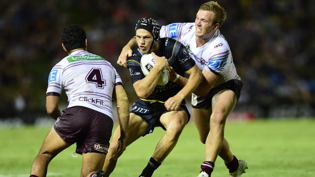 Kalyn Ponga was well contained in his first start at fullback.