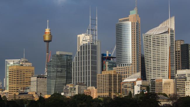 SYDNEY, AUSTRALIA - Newswire Photos - AUGUST 02 2023: A view of the Sydney CBD skyline in the early morning sun. Picture: NCA Newswire /Gaye Gerard