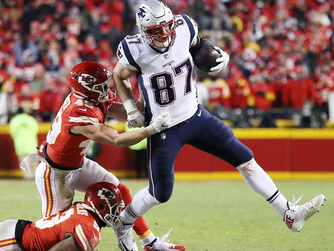 Opposition defences will breathe a sigh of relief they no longer have to contend with Gronkowski.