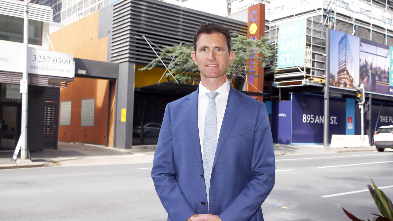 Ray White commercial’s Tom Barr at Condev Construction’s old Brisbane office at 909 Ann DSt in Fortitude Valley.