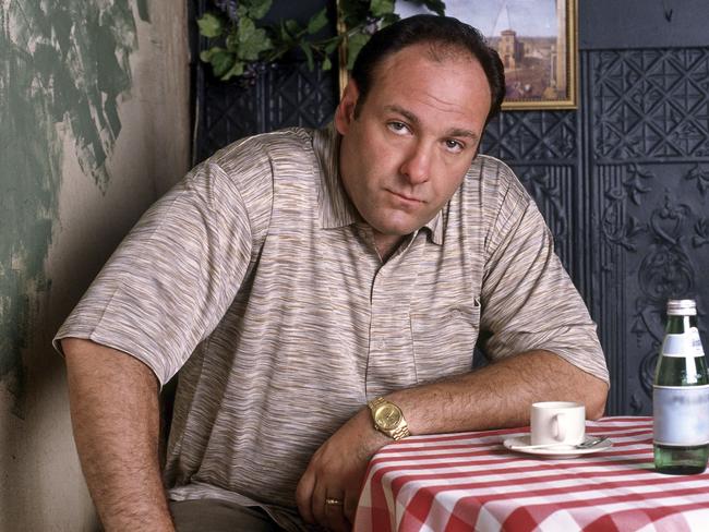 And we flashback to James Gandolfini as the mob boss in the first season of the hit show. Picture: AP/Anthony Neste