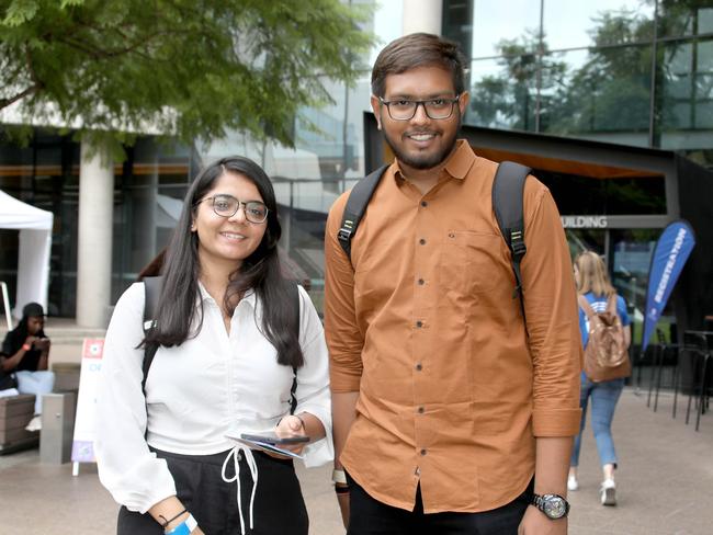 Students soak in O-Week at UniSA City West campus. Picture: Dean Martin