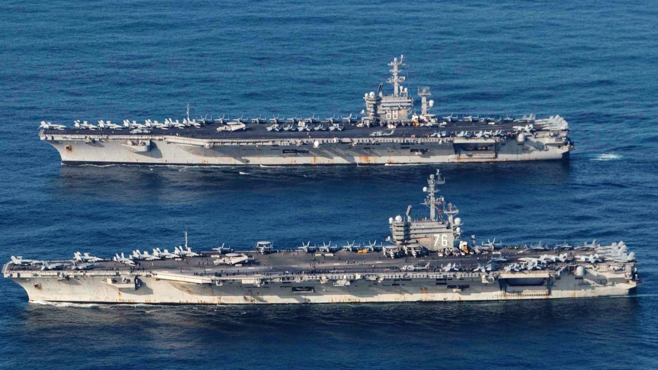 US aircraft carriers in South China Sea send a message to Beijing | The ...