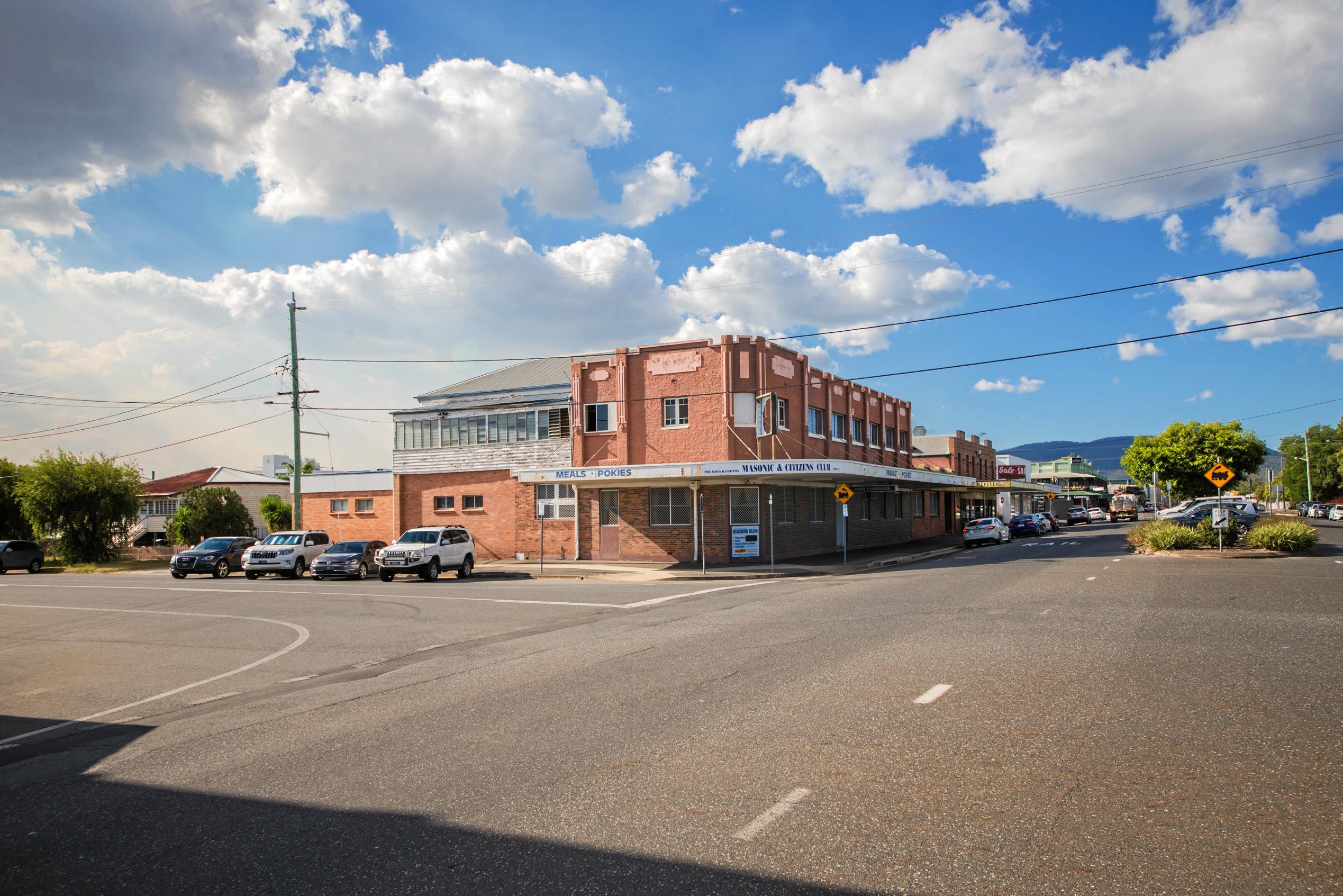 The building as it stands prior to it was sold in September. It was sold to the Masonic and Citizens Club in 1975. Picture: Orin Lucke  - Blink Photography