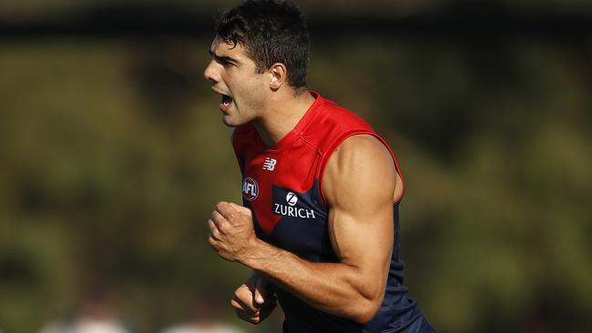 It’s a new Christian Petracca at Melbourne this year. Picture: Getty Images