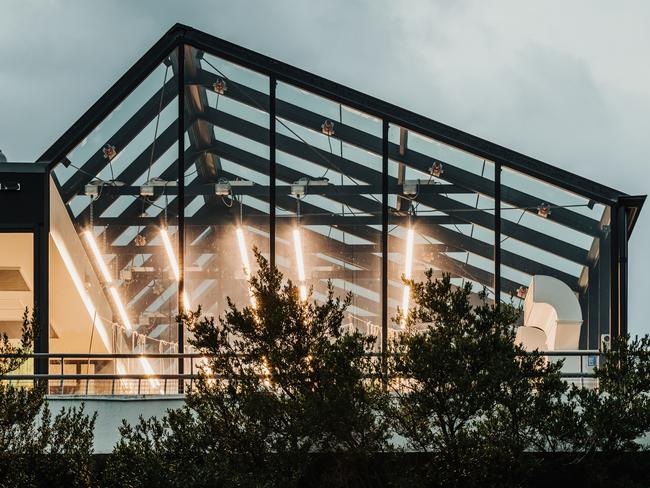 The University of Tasmania’s PC2/QC2 glasshouse facility complete with a lab and growth chambers by Preston Lane. Picture: ADAM GIBSON