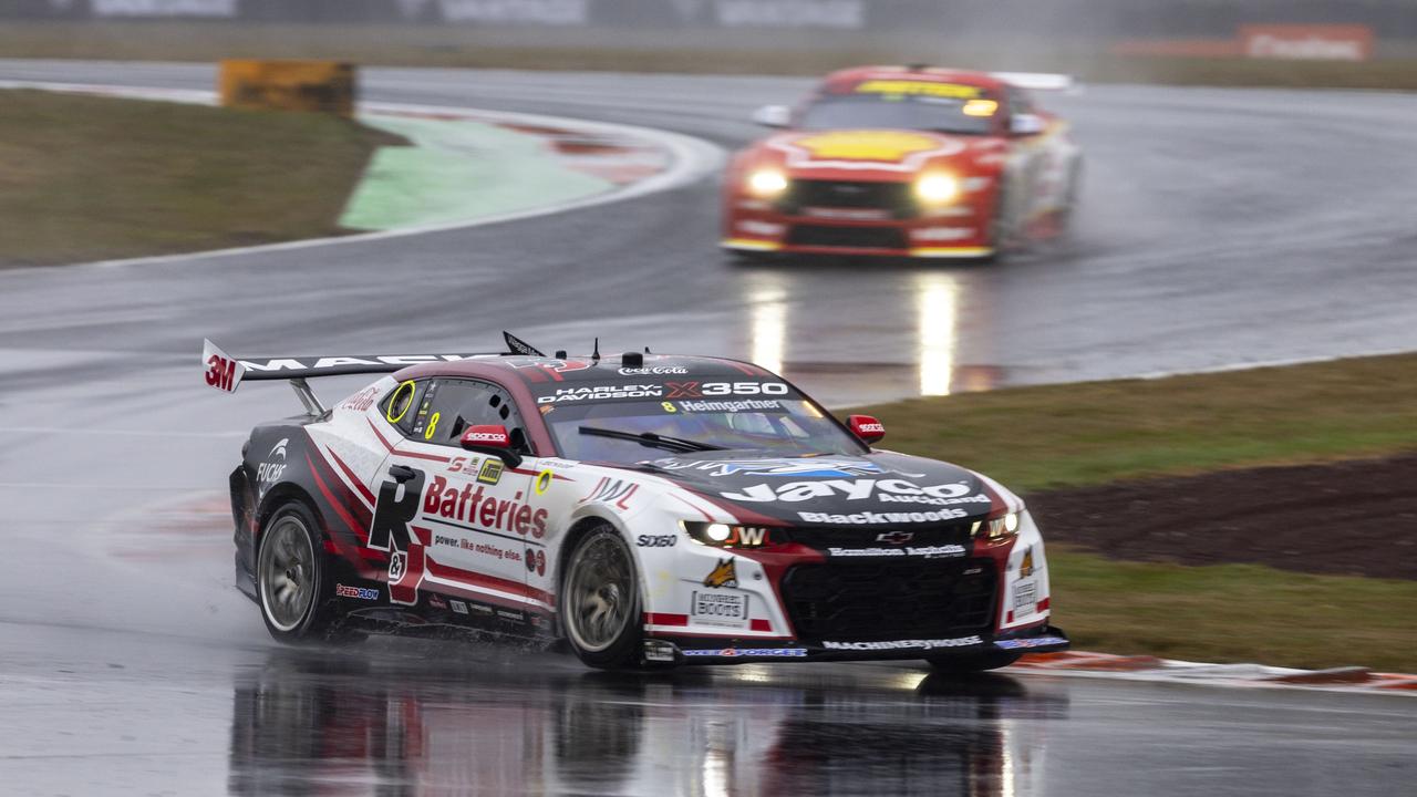 New Zealand driver Andre Heimgartner won at a wet and wild Taupo circuit in New Zealand in April.