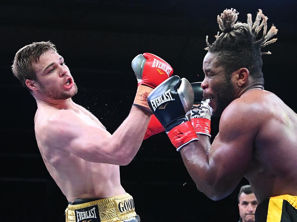Goodall had five professional fights before finally getting surgery on his shoulder. Picture: Quinn Rooney/Getty Images