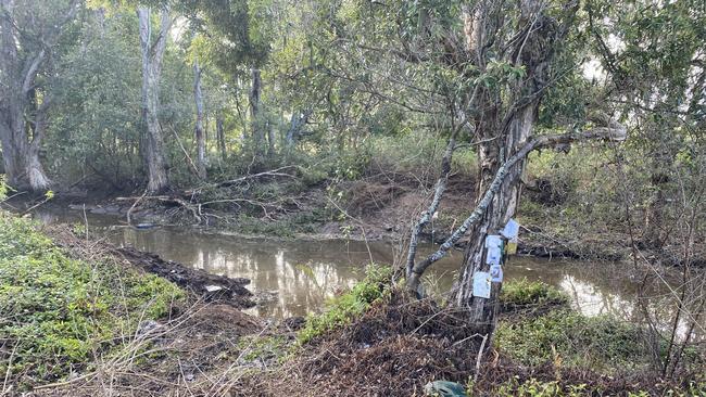 The scene of the crash at Burnside Road, Ormeau. Picture: Lea Emery / Gold Coast Bulletin