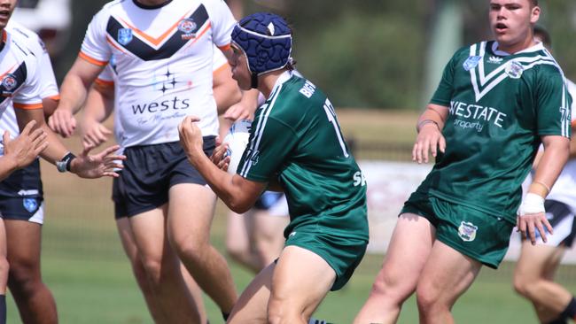 Ajay Isbester-Boss. Macarthur Wests Tigers vs Western Rams. Laurie Daley Cup. Picture: Warren Gannon Photography