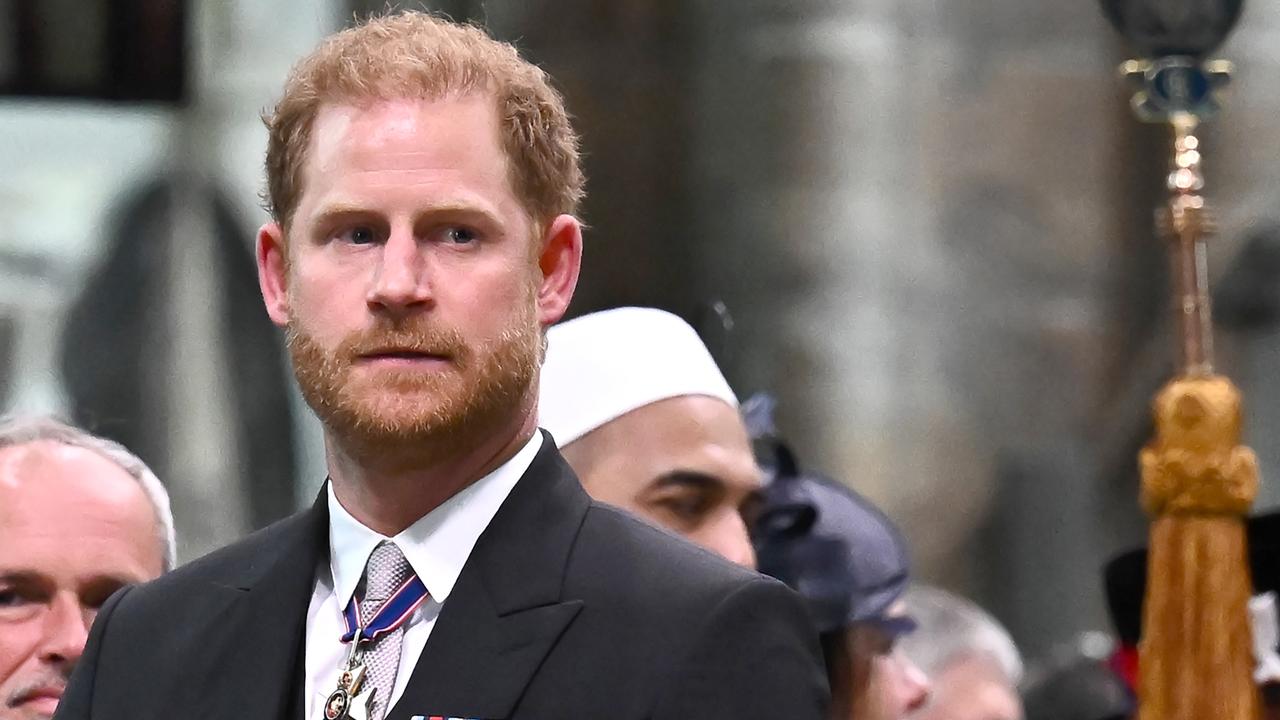 Prince Harry was already feeling the distance from his family at his father’s coronation last May. Picture: Ben Stansall - WPA Pool/Getty Images