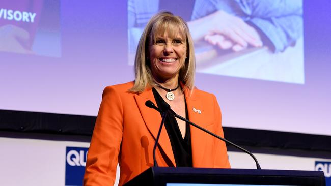Brisbane 2032 Organising Committee CEO Cindy Hook at the QUT Business Leaders' Forum.