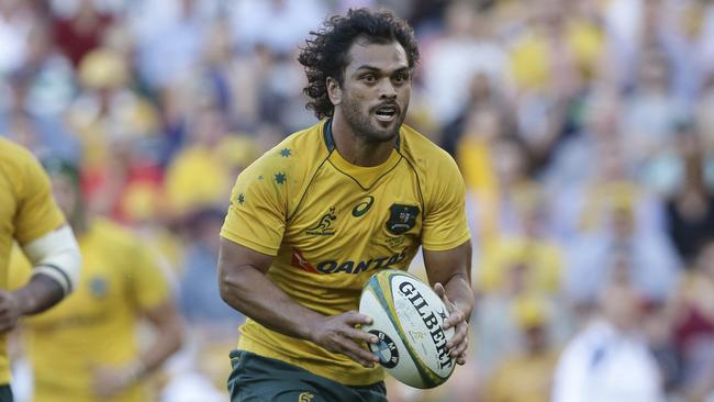 Karmichael Hunt in action against Italy. Picture: AP