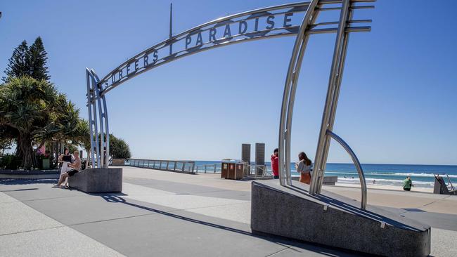 Surfers Paradise foreshore. Picture: Jerad Williams