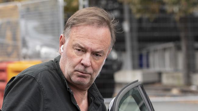 Gregory Geason leaves the Hobart Magistrates Court. Picture: Chris Kidd