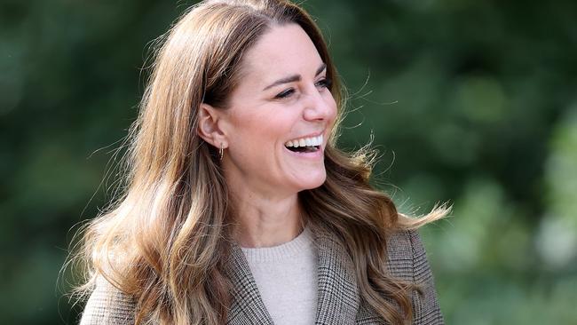 Catherine, Duchess of Cambridge arrives to embark on a boat trip on Lake Windermere on September 21, 2021. Picture: Chris Jackson/Getty Images.