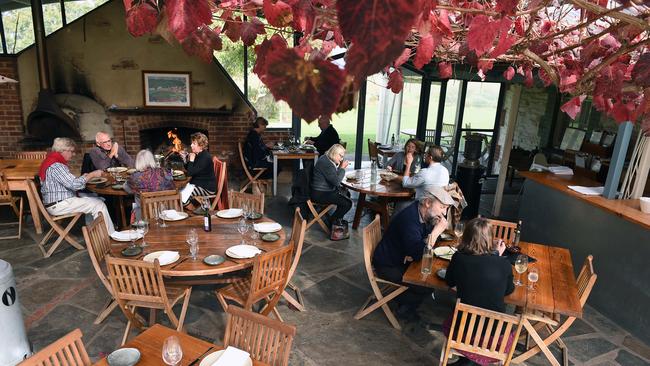 The current dining space at Coriole in McLaren Vale. Photo: Tom Huntley