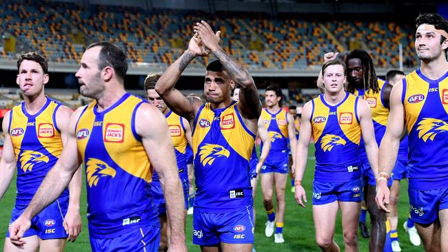 The West Coast Eagles have come out on top of the membership ladder. Picture: Bradley Kanaris/Getty Images.