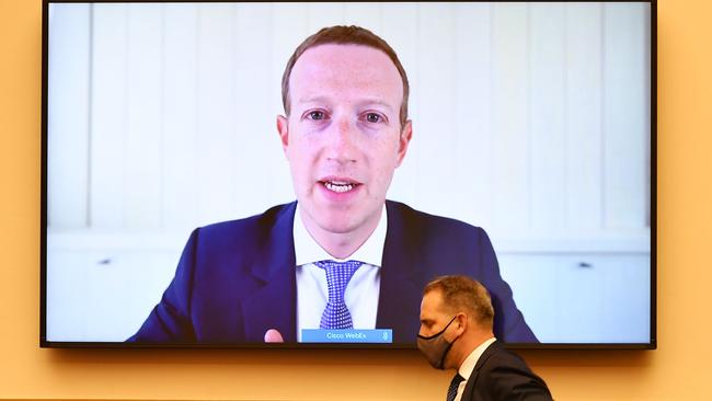 Facebook CEO Mark Zuckerberg. Picture: AFP