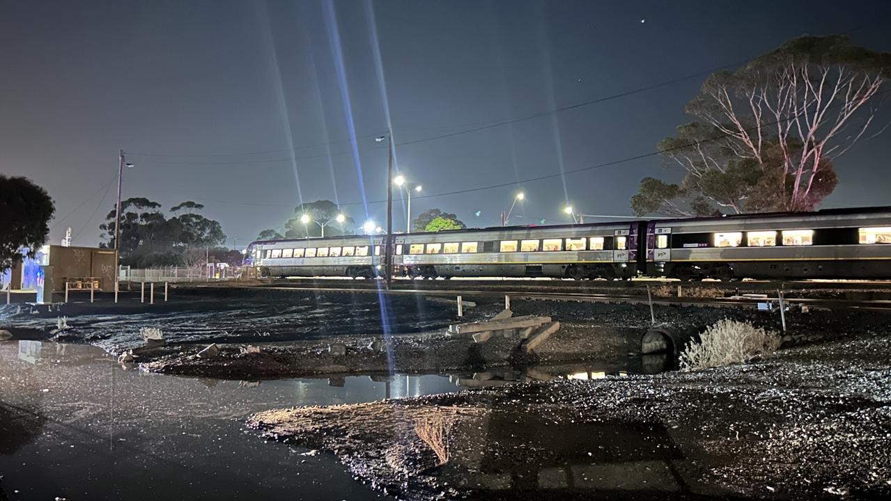 A man has been killed after being struck by a train at North Shore station.