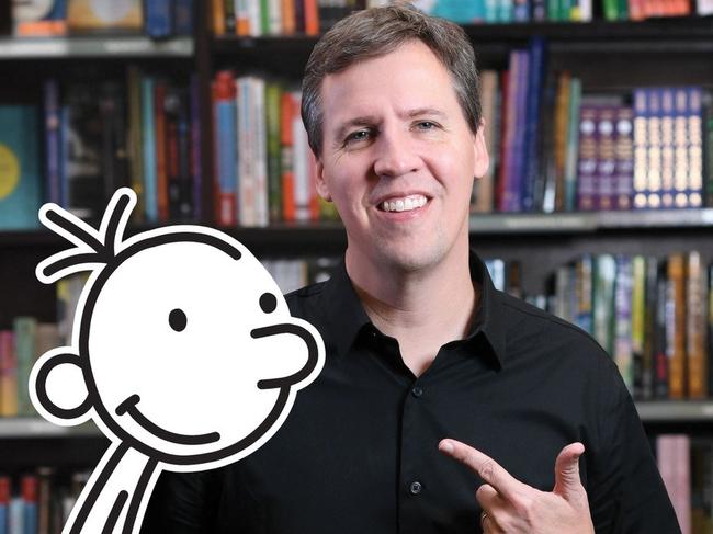 Jeff Kinney’s new Diary of a Wimpy Kid book is available on Tuesday. Picture: Filip Wolak