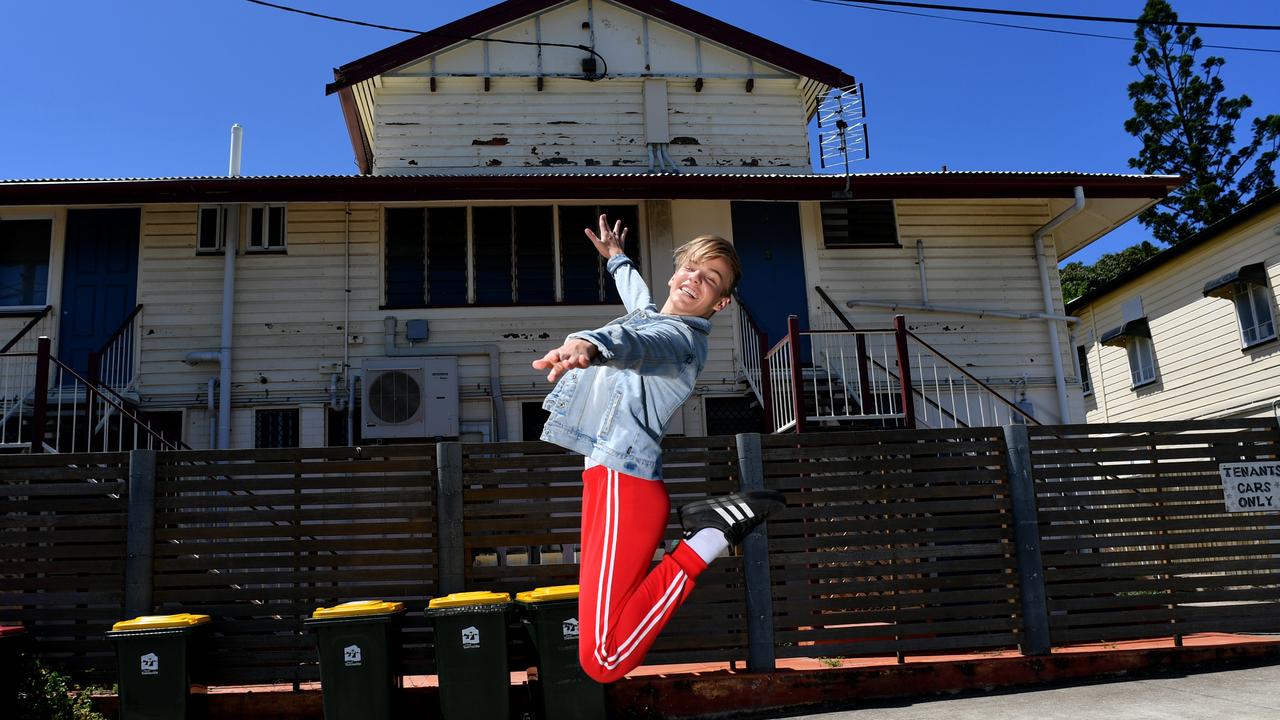 Jonas de Hoog, 13, plays the leading role in the Townsville Choral Society's production of Billy Elliott. Picture: Evan Morgan